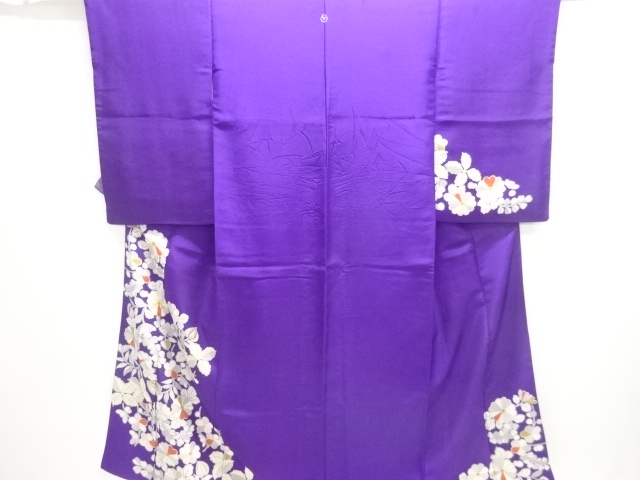 JAPANESE KIMONO / ANTIQUE KIMONO / TAISHO ROMAN STYLE / FLOWER